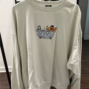Kith Ernie from Sesame Street Bathtub Graphic Sweatshirt in mint